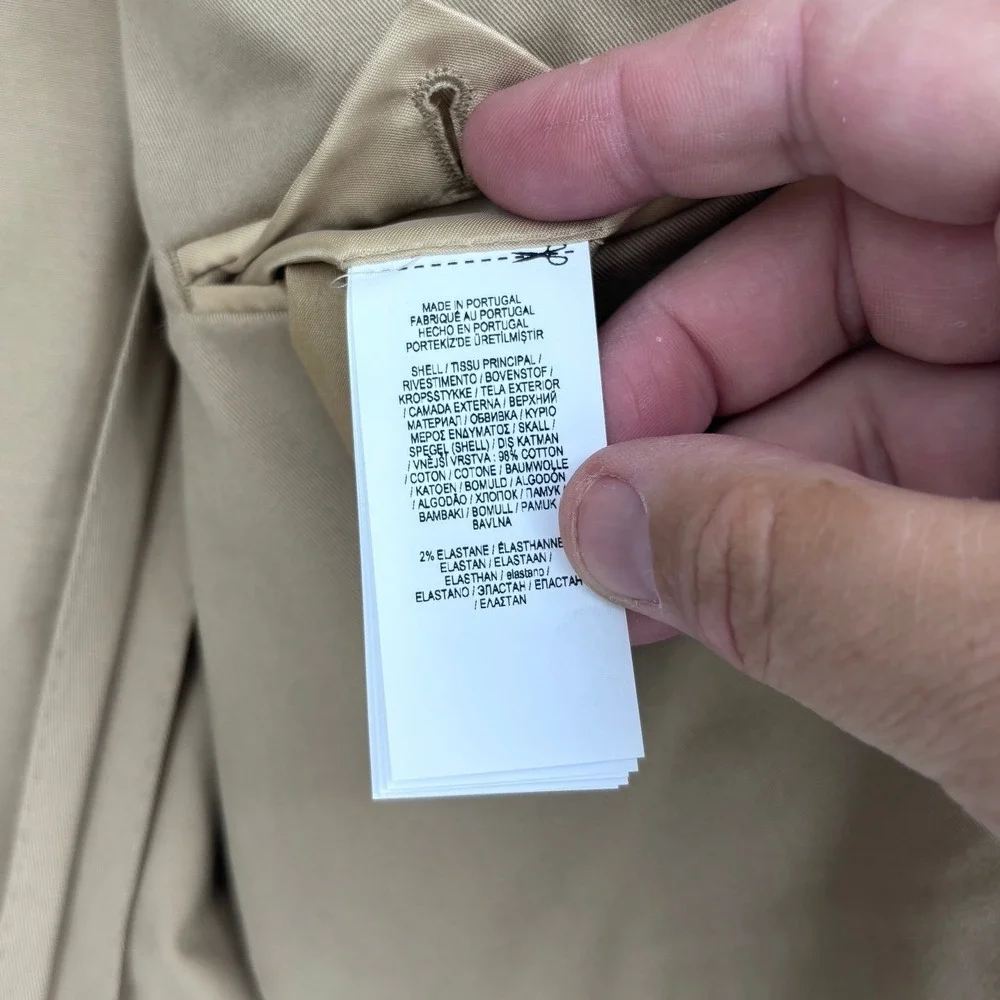 Polo Ralph Lauren Boys Blazer Sz 18 Tan Cotton Twill Sport Coat Jacket Preppy